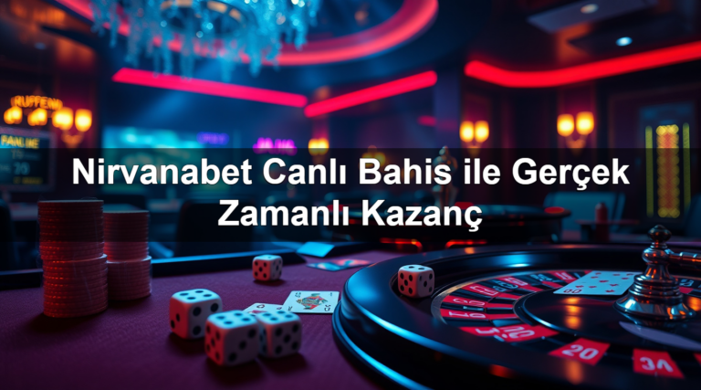 Nirvanabet Canlı Bahis ile Gerçek Zamanlı Kazanç
